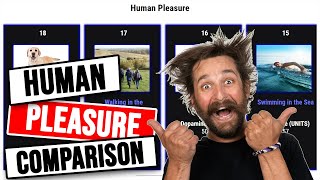 Human Pleasure: Top Ranking Pleasure Activities By Dopamine