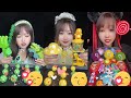 ASMR Sweet Candy 🍡Super Cute Princess Toys🧩Refreshing Cool Jelly 🍇🍑157 #candy #snacks