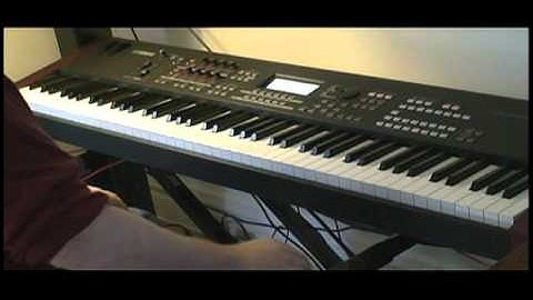 keybdwizrd - Yamaha MOXF8 Demo #4