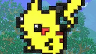 Pikachu Pokemon Pixel art Terraria