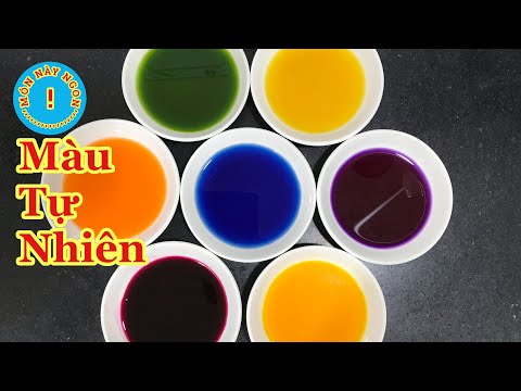 Cách Bảo Quản Màu Thực Phẩm - Cách lấy MÀU THỰC PHẨM TỰ NHIÊN từ rau củ quả | Color from fruits and vegetables | @Món Này Ngon