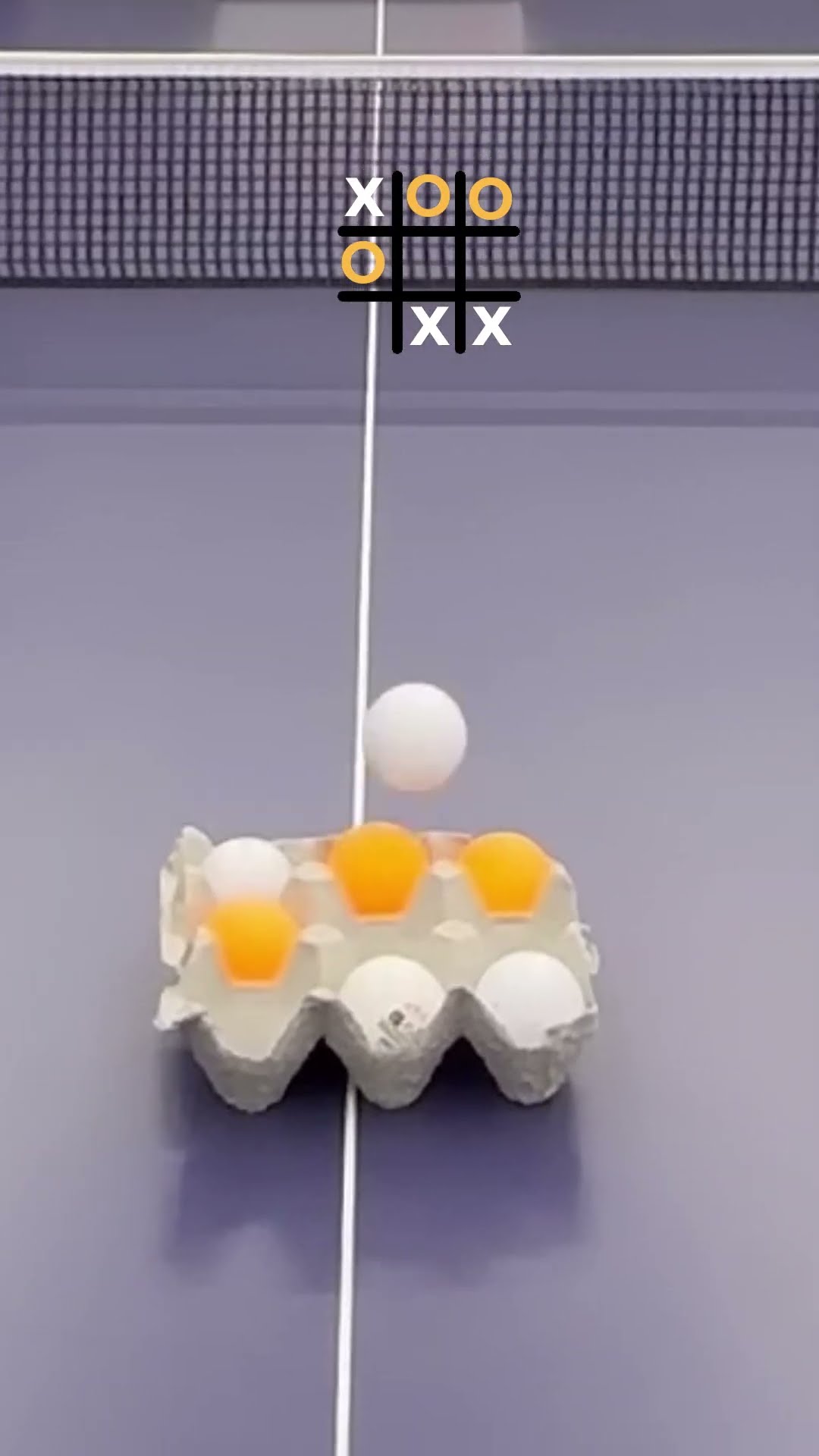 Korean creator @congyang_pingpong just elevated her game with this egg carton challenge! #pingpong