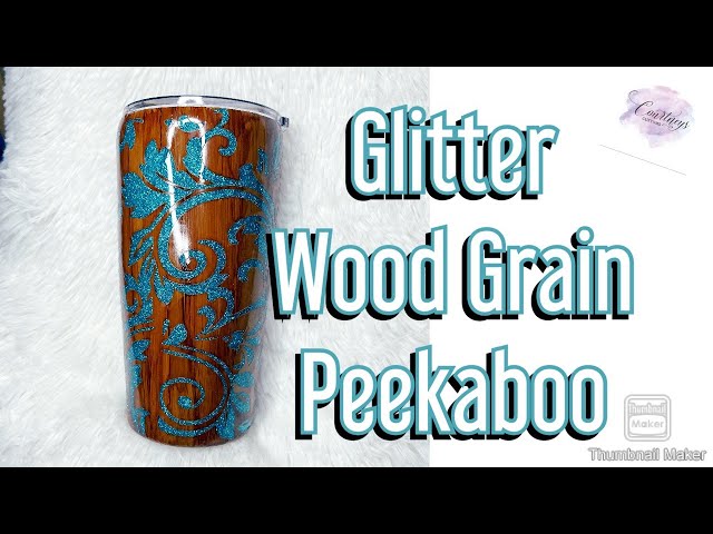 Wood Grain Tumbler – Pearl Poppin' with Keri