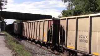 CSX U306 in Hi Def at Shenandoah Junction,WV on 10/4/14