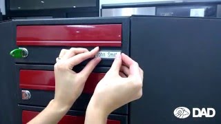 How to change your mailbox nameplate ?