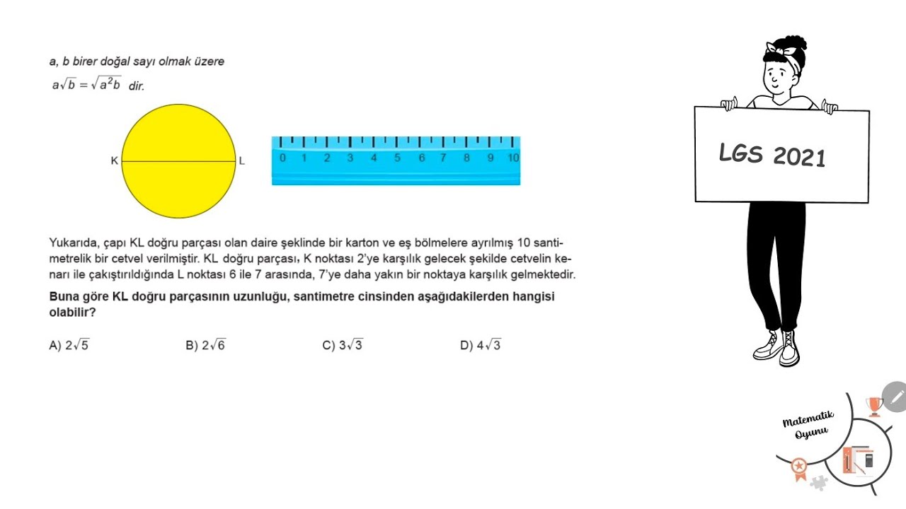 LGS 2021 || Kareköklü İfadeler | #lgs2021 #kareköklüifadeler #lgsmatematik #lgssoruları #lgs