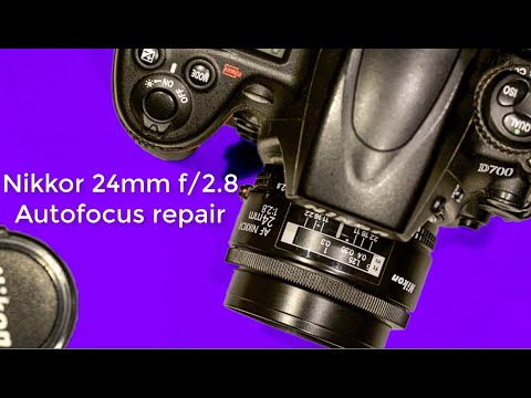 Nikon Nikkor 24mm f/2.8 : Autofocus repair