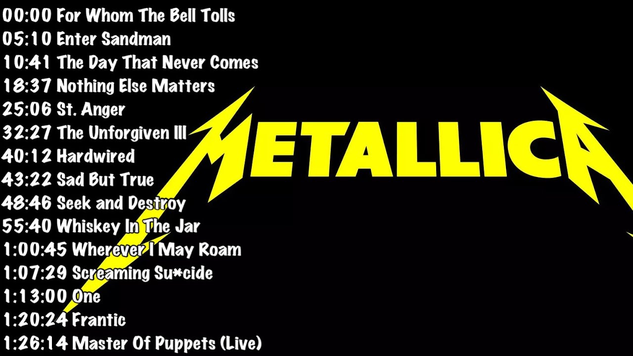 🎸🎸🎸BEST OF METALLICA COLLECTION 🔥2026 PLAYLIST GREATEST HITS