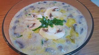 شوربة الفطر الصحية ( مشروم ) بأسهل و أسرع طريقة و النتيجة رائعة | mushroom soup ( شوربات رمضان )