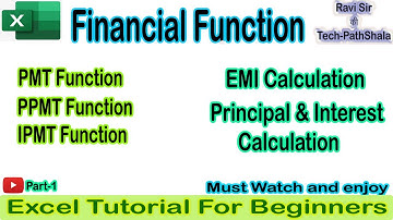 Excel Financial Function (Part-1)#excel #exceltutorialinhindi #exceltutorialforbeginners