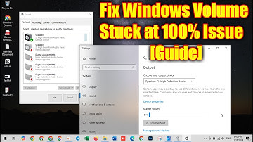 How to Fix Windows Volume Stuck at 100% Issue [Guide] 2024