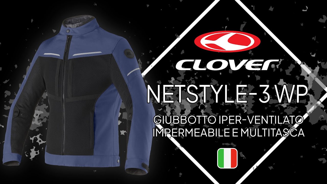CLOVER NETSTYLE-3 WP - giubbotto iper-ventilato impermeabile e multitasca - IT