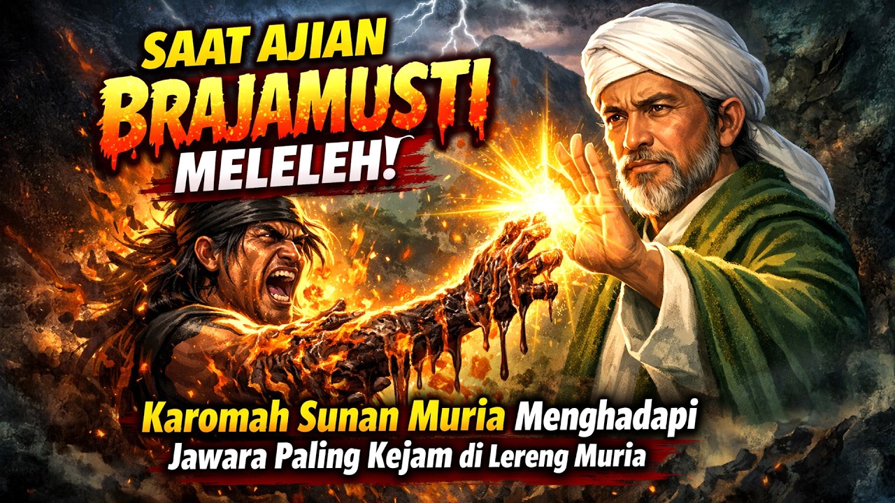 SAAT AJIAN BRAJAMUSTI MELELEH! Karomah Sunan Muria Menghadapi Jawara Paling Kejam di Lereng Muria.