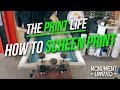 How To Screen Print Smooth Plastisol Ink Tutorial | client screen print job feature