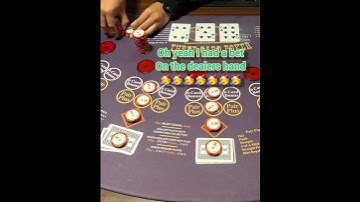 3 Card Poker STRAIGHT FLUSH🤑🤑🤑🤑 #shorts #casino #straight