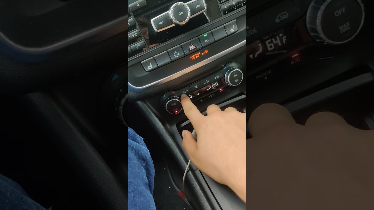 Mercedes-Benz CLA-класса 2014 года — как управлять передним и задним обогревом стекол