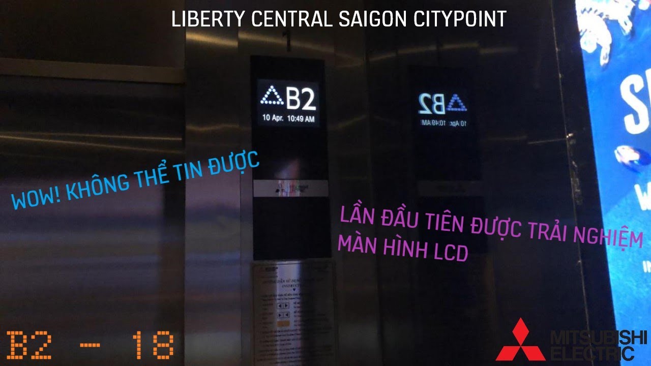 Mitsubishi NEXIEZ-MR Traction Elevator in Liberty Central Saigon Citypoint