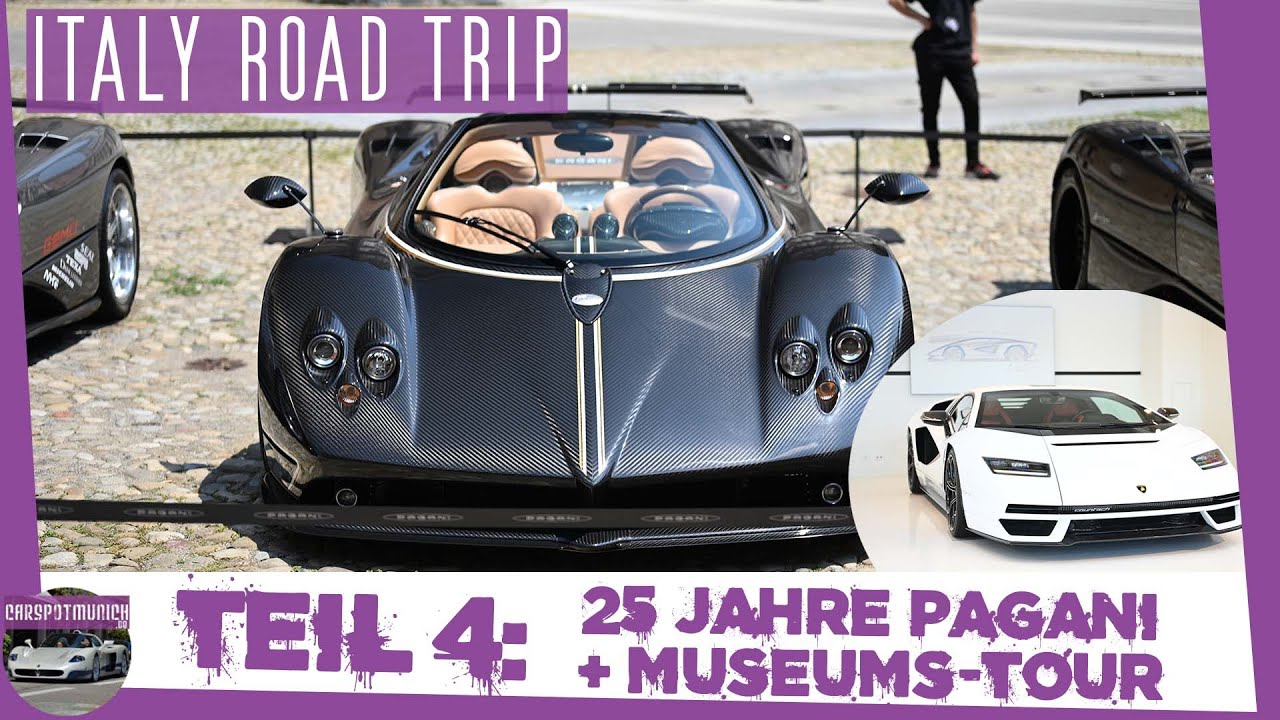 Italy Road Trip #4: 25 Pagani in Modena +Ferrari Museum +Lambo Museum +random Ferrari F40