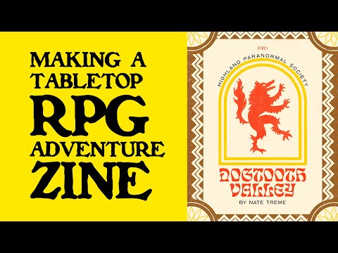 Making An RPG Zine Start To Finish