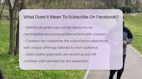 What Does It Mean To Subscribe On Facebook? - Everyday-Networking