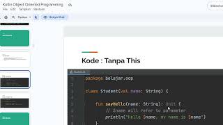 Dasar kotlin oop#11 - This Keyword