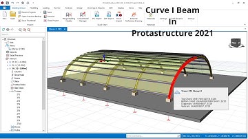 Curve I Beam Garage Structure in Protastructure 2021
