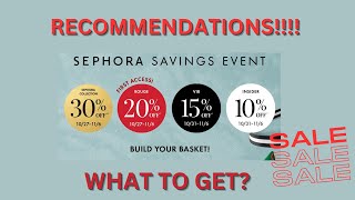 Sephora Fall 2023 VIB Sale Recommendations