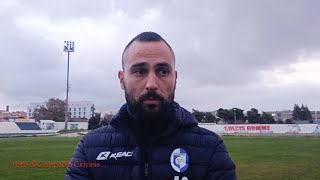 Intervista all'allenatore del Carbonia Calcio Diego Mingioni alla vigilia del girone di ritorno