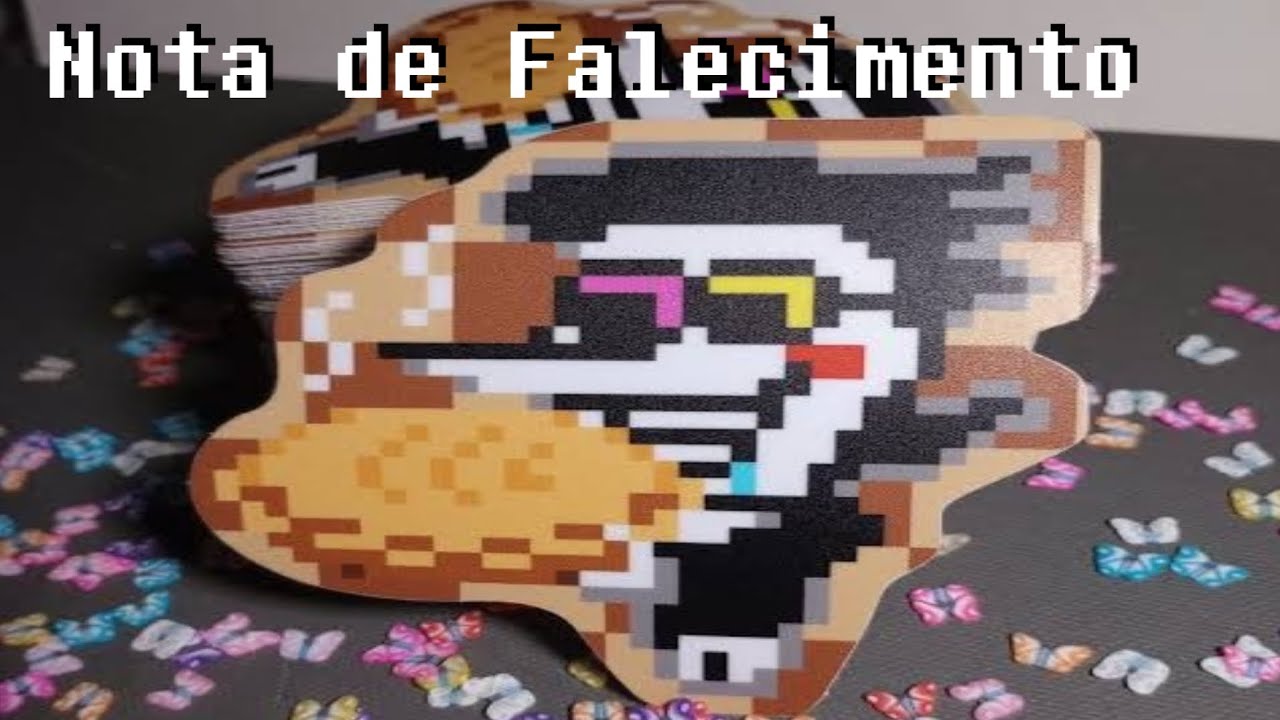 Nota de falecimento - Spamton G. Spamton