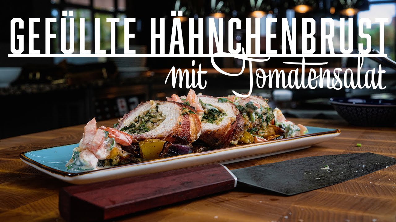 Gefüllte Hähnchenbrust mit Gorgonzola – Kochen im Tal