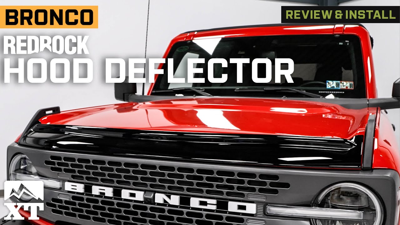 2021-2023 Bronco RedRock Hood Deflector Review & Install