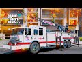 GTA 5 Firefighter Mod New Fire Truck With Working Aerial Ladder