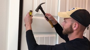 Installing flush mount handle on sliding interior doors