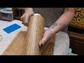 Wood Grain Full Wrap with Dollar Store Shelf Liner How to Tumbler Tutorial