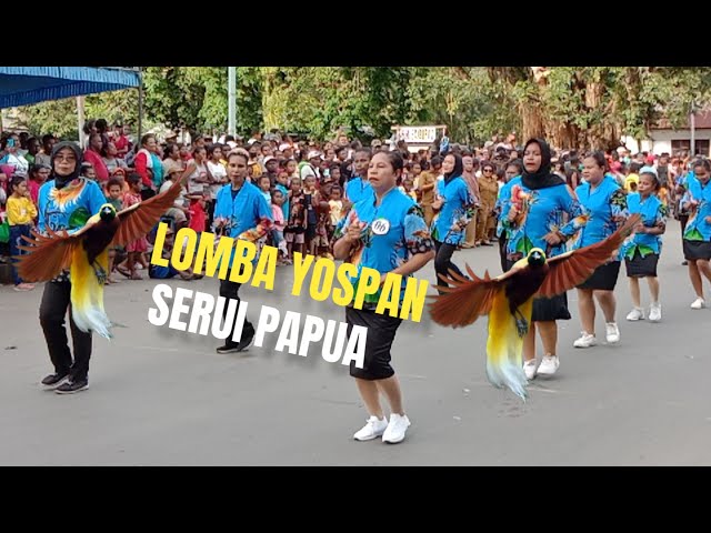 Lomba Tarian Yospan Di Kota Serui Papua class=