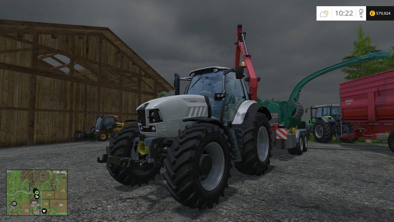 Farming Simulator 2015 - How to make wood chips - YouTube