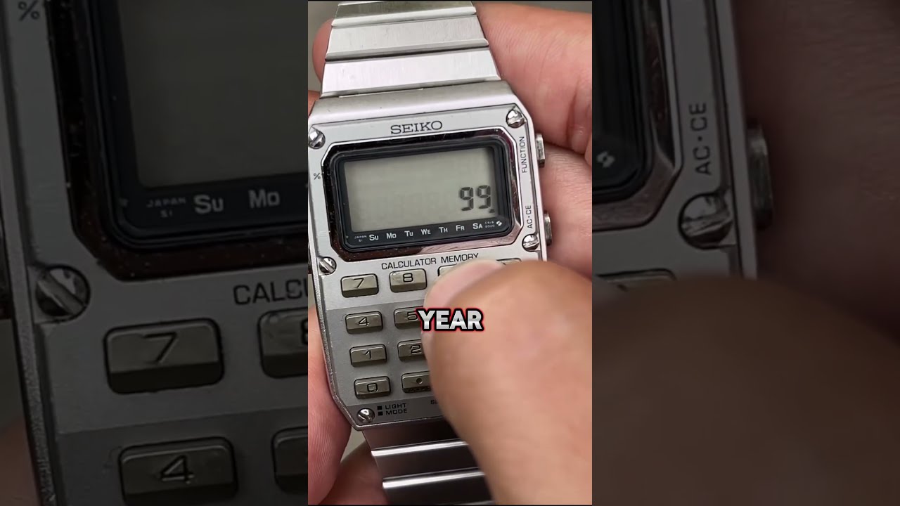 Vintage Seiko C515-5000 Calculator Watch #seikowatch #seiko