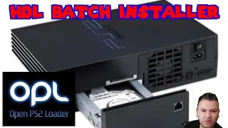 Installing Games on the PS2 Fat with HDL Batch Installer directly to the Hard Drive