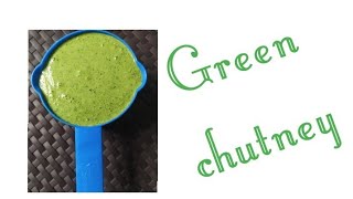 Green chutney recipe | hari chutney | how to make green chutney for chaat