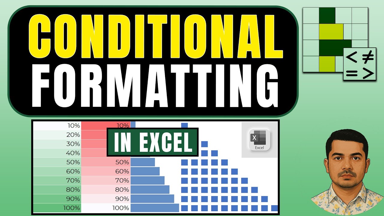Conditional Formatting in Excel 2025 - Highlight Data Like a Pro - YouTube