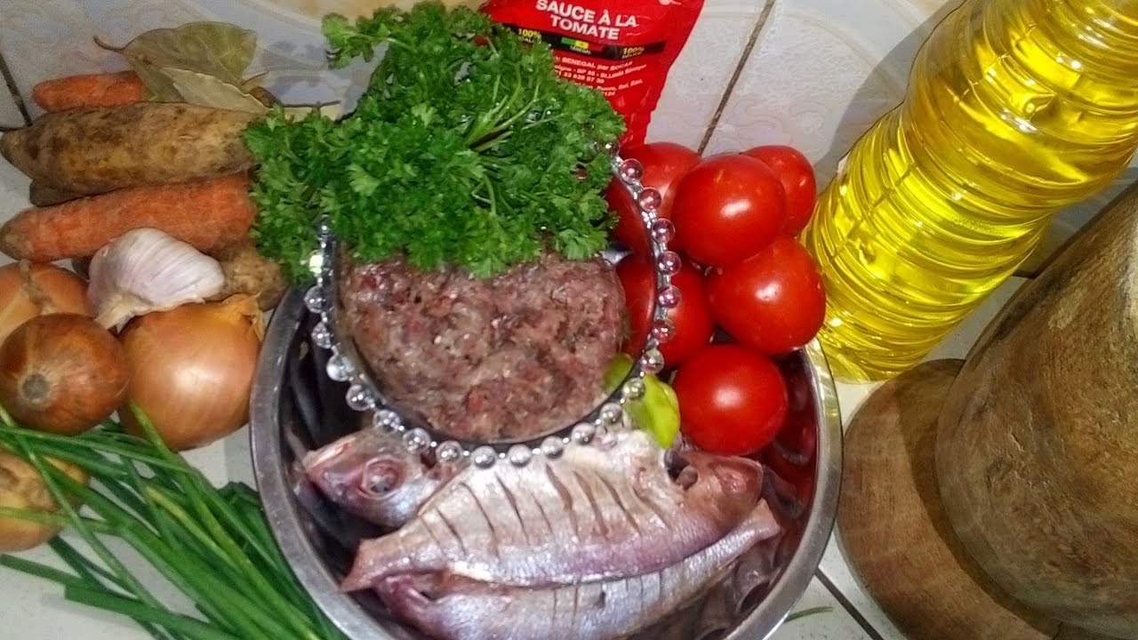 Thiou tomate poisson Sauce boulette