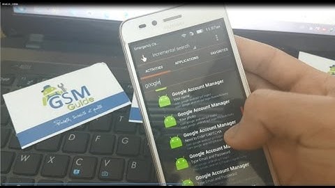 Huawei Y3ii , Y5ii new security 2017 Remove bypass Google account - Gsm Guide