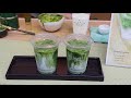 Street food Japan : Original Matcha latte Green tea