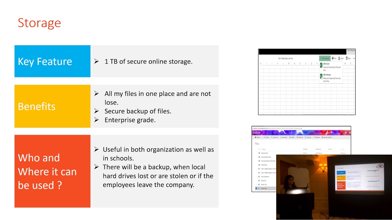 Cloud storage space with OneDrive for Business!