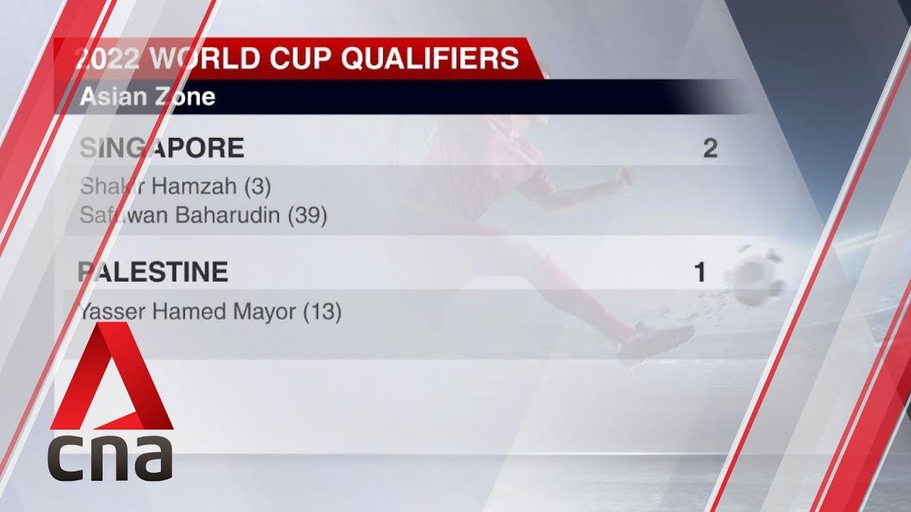 World Cup qualifiers: Singapore beat Palestine 2-1 to top Group D