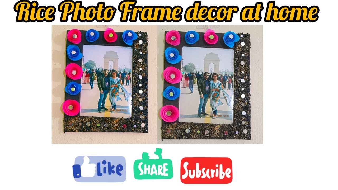 handmade-photo-frame-making-ideas-at-home-rice-photo-frame-diy-ideas