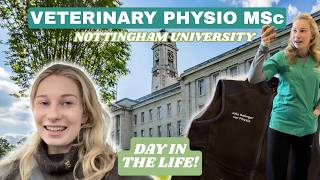 Day in the life of a Vet Physio Student! | BTS of juggling horses, uni and multiple jobs! 🥼🩻🩺🐎
