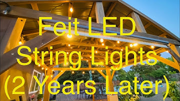 How To Install Feit String Lights On Costco Pavilion - How to install LED string lights on a pergola