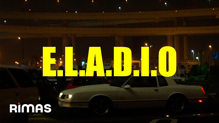 Eladio Carrión - E.L.A.D.I.O (Visualizer) | DON KBRN