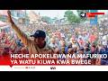 LIVE HECHE ANAKIWASHA MBELE YA MAELFU YA WANANCHI WA KILWA KWA BWEGE MOTO UNAWAKA 